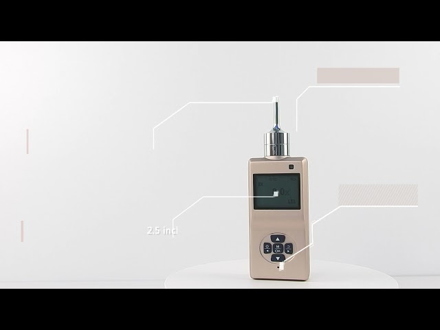 الصين ES20B Handheld gas detector for H2O2, 0-500ppm, with Built-in high performance suction pump للبيع